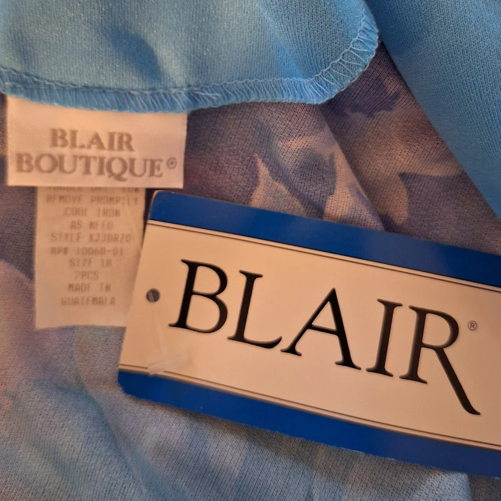 🪻NWT BLAIR women's floral kimono jacket. Size 1X - Picture 5 of 5